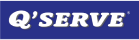 Q'serve Logo_Blue bgr 1